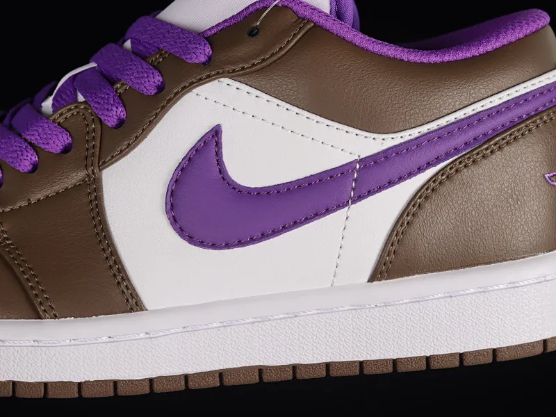 All categories Air Jordan Jordan series basketball shoes Air Jordan 1 Low Air Jordan 1 Low "Palomino" AJ1 Joe 1 Mocha Purple Low-top cultural basketball shoes 553558-215